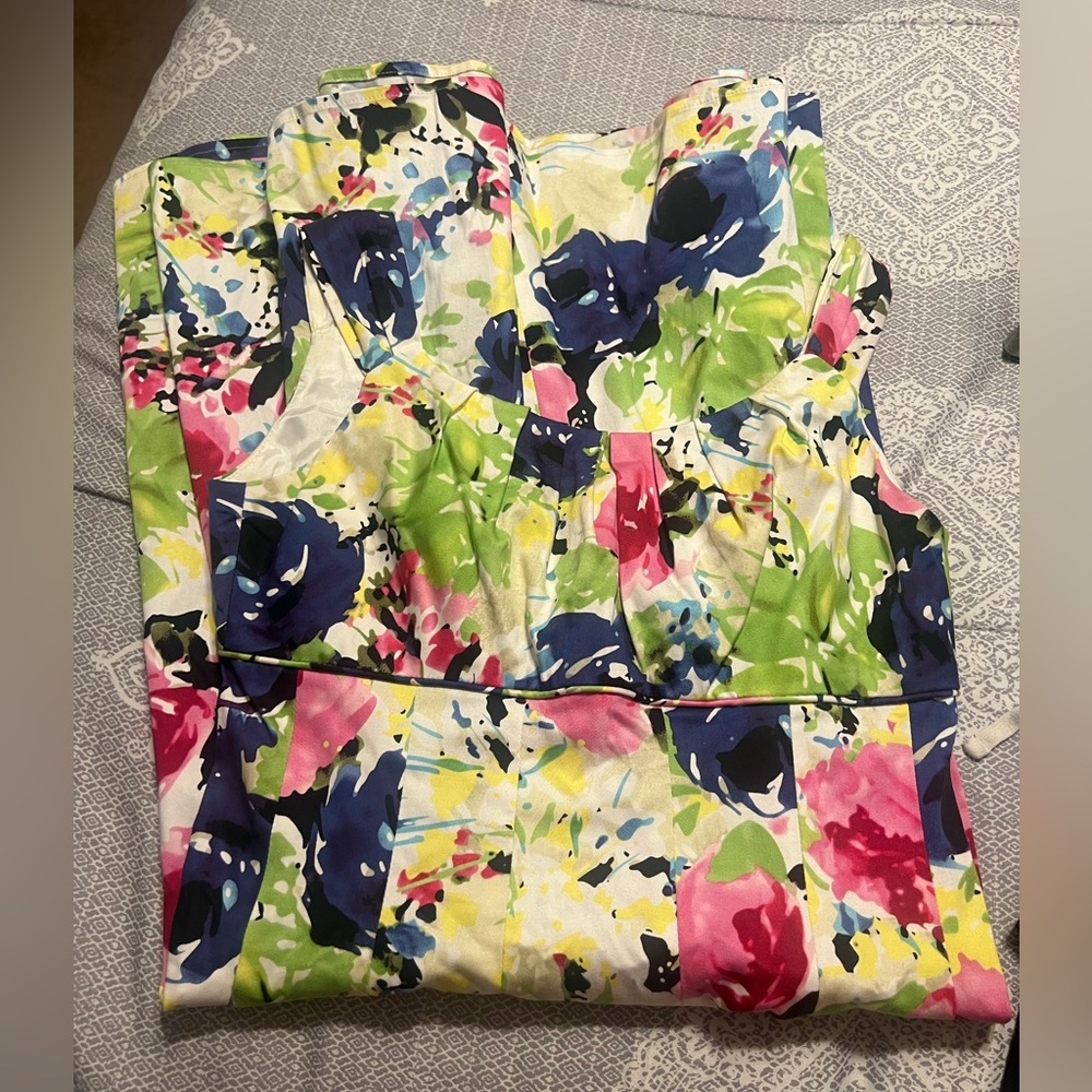 Maggie London Floral dress S 6 Sleeveless
